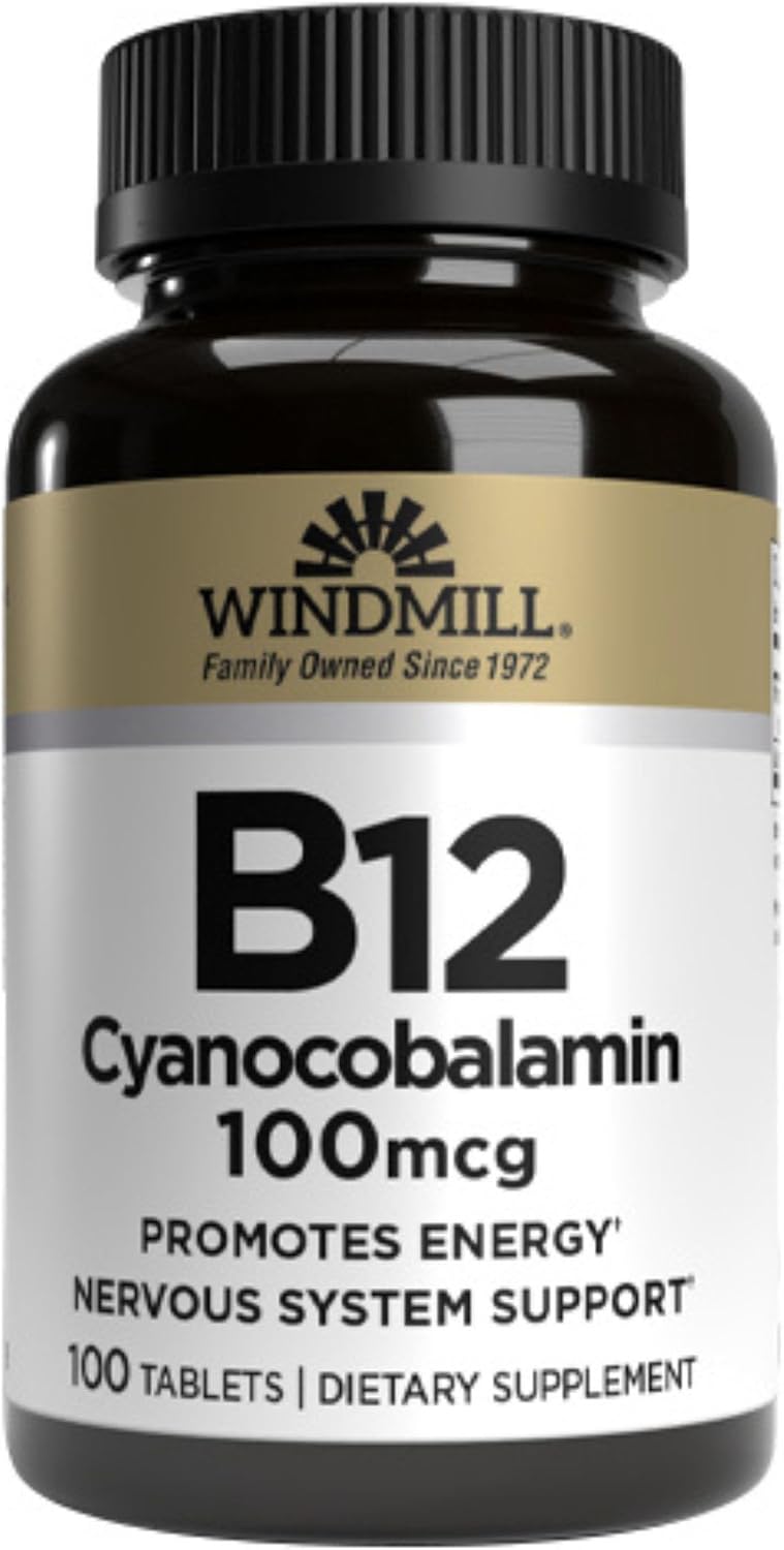Vitamin B12 TABS 100 mcg – 100 Tablets - görsel 1