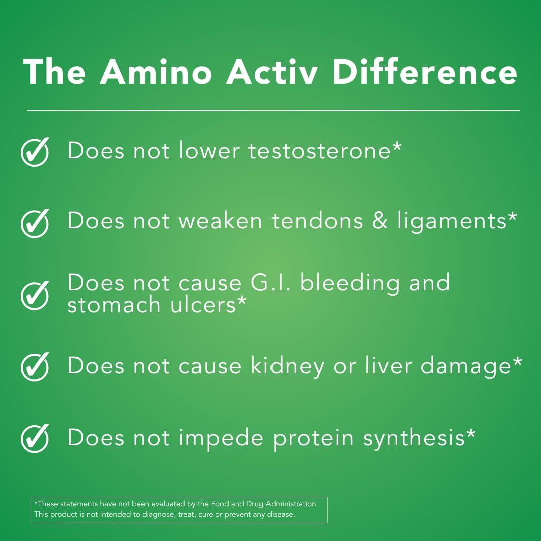Amino Activ Fast Holistic Support for Pain & Inflammation, 180 Capsules - görsel 6