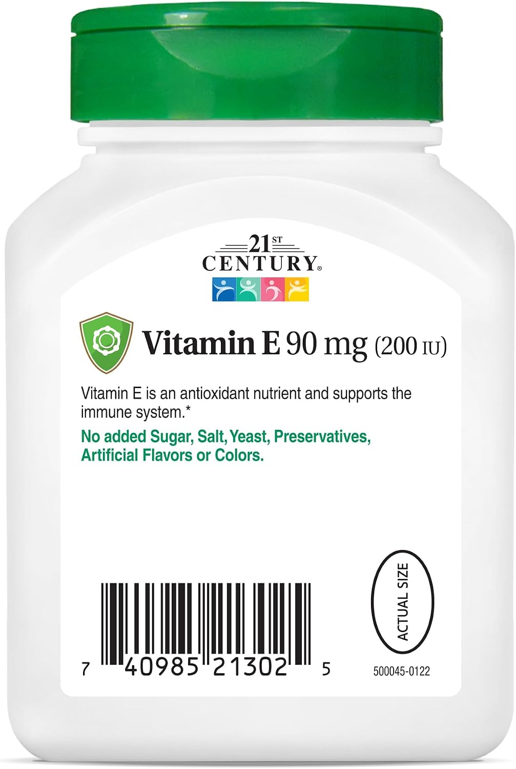 21st Century Vitamin E 200 IU (dl-alpha) Soft Capsules, 110 Count (Pack of 2) - görsel 6