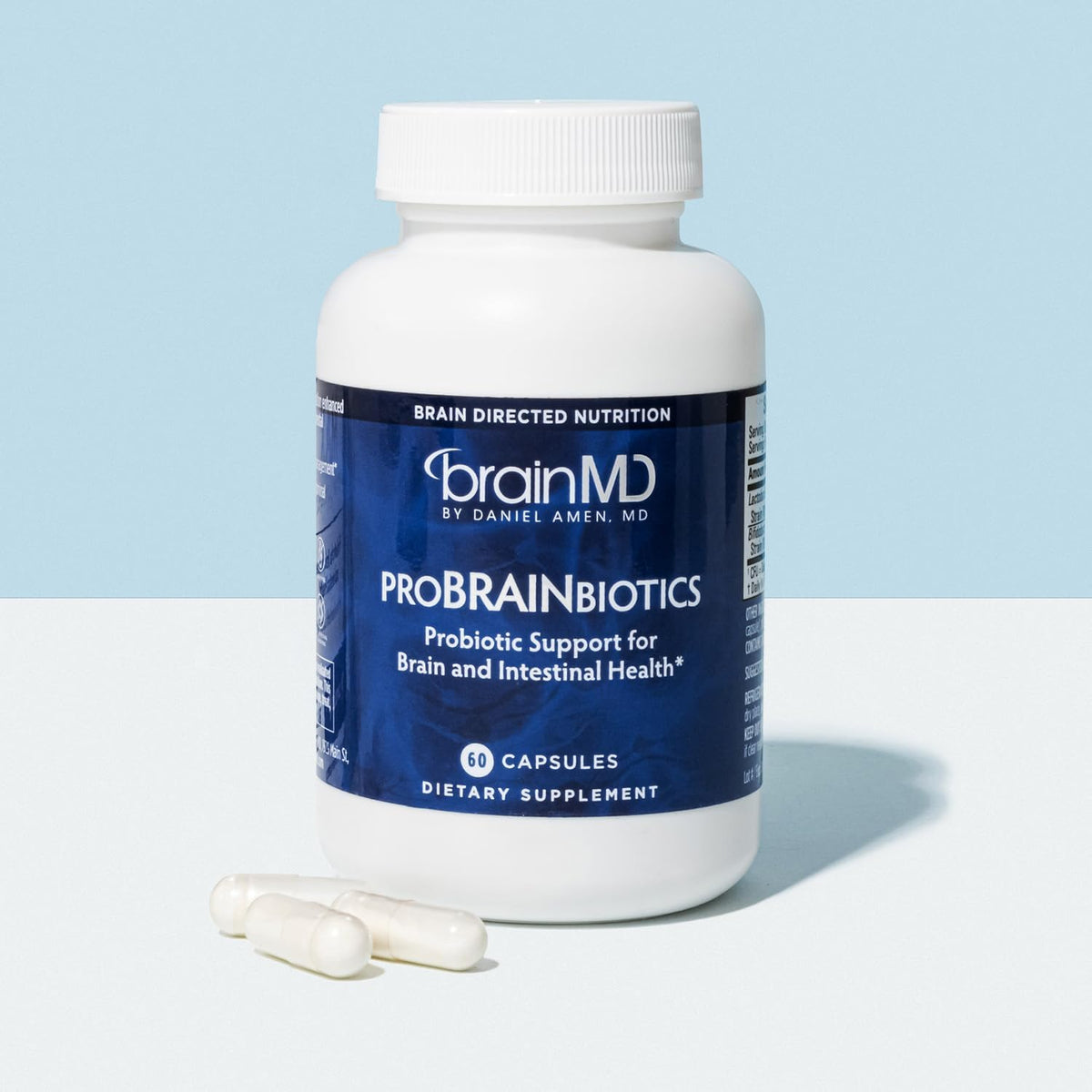 BRAINMD Dr Amen ProBRAINbiotics - 3 Billion CFU Probiotic, 60 Capsules - görsel 9