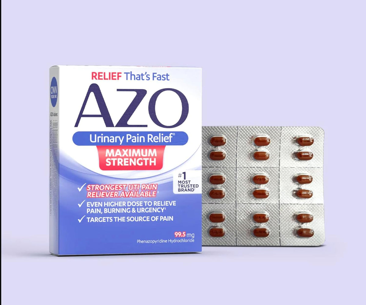 AZO Urinary Pain Relief Max Strength 12 Tablets - görsel 2