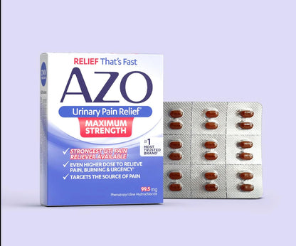 AZO Urinary Pain Relief Max Strength 12 Tablets