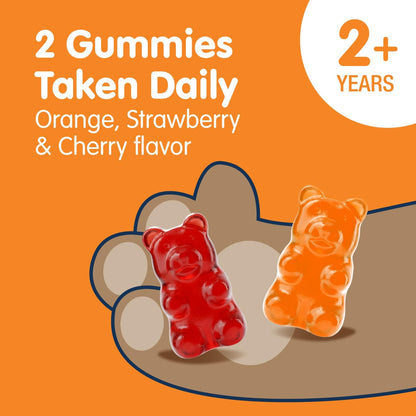DR. MORITZ Kids Multivitamin Gummies | 14 Essential Vitamins | Daily Supplement for Ages 2+ | 60 Gummies