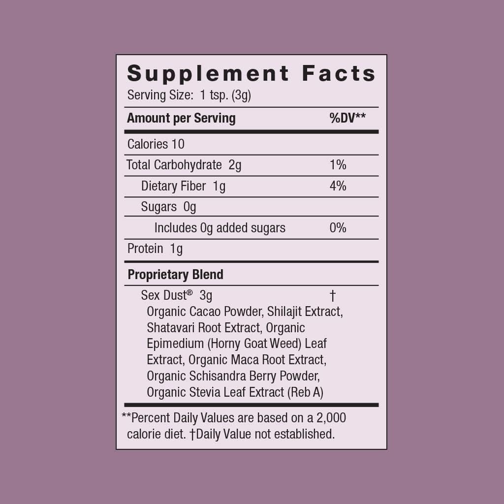 Moon Juice Sex Dust - Adaptogenic Libido Support for Women - Maca Root Powder, Shatavari & Epimedium for Hormone Balance, Mood & Creative Energy - Sugar & Caffeine-Free, 14 Servings - görsel 4