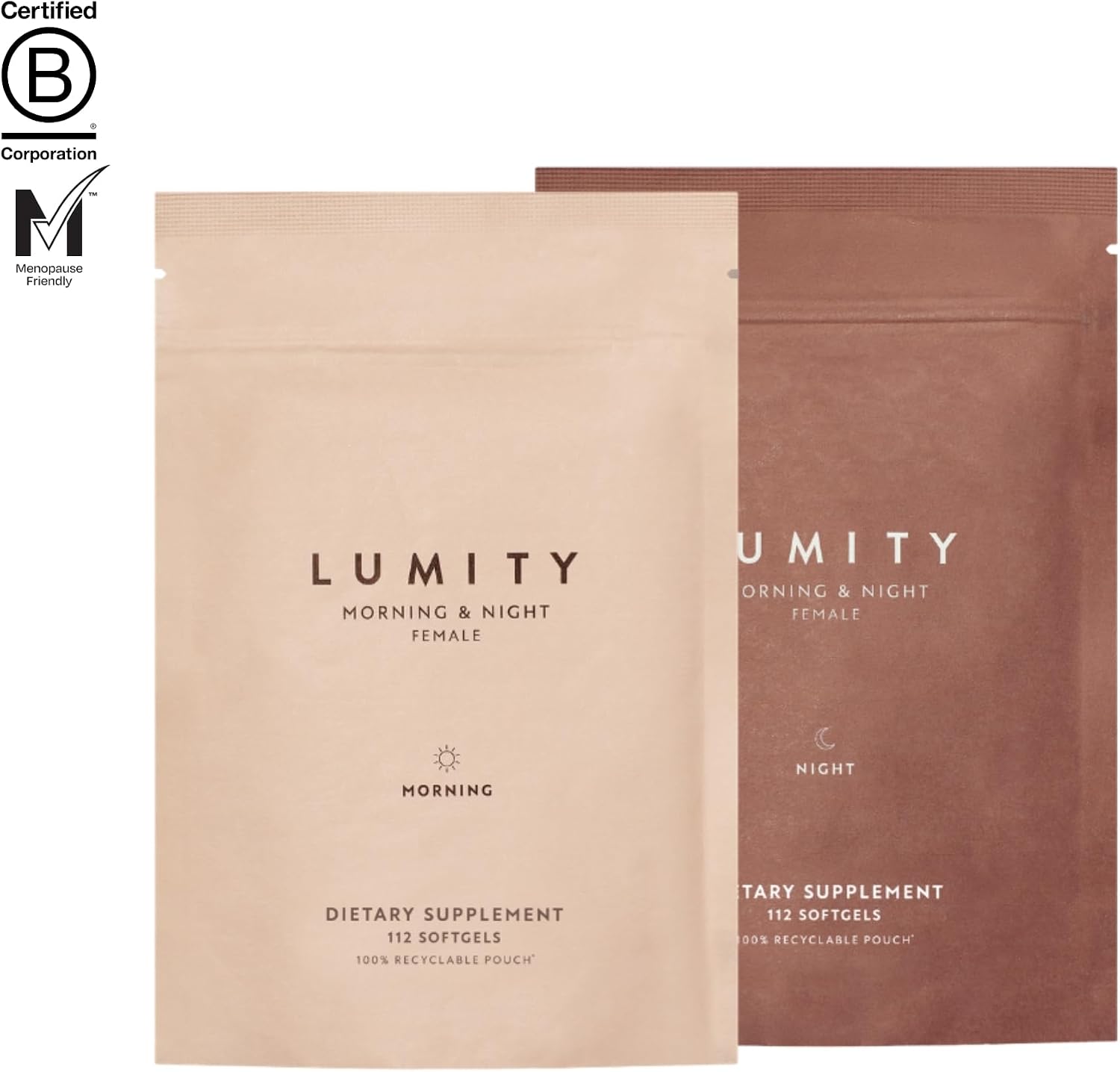 Lumity Morning & Night Female Supplement - 24-Hour Nutritional Support for Perimenopause, Energy, Sleep, Skin & Immune Health - görsel 7