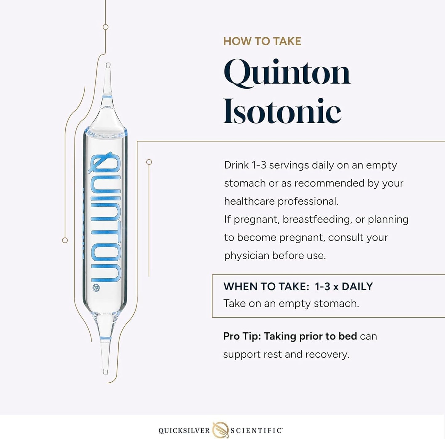 Quicksilver Scientific Original Quinton Isotonic Solution – 30 Single Serve Vials - görsel 6