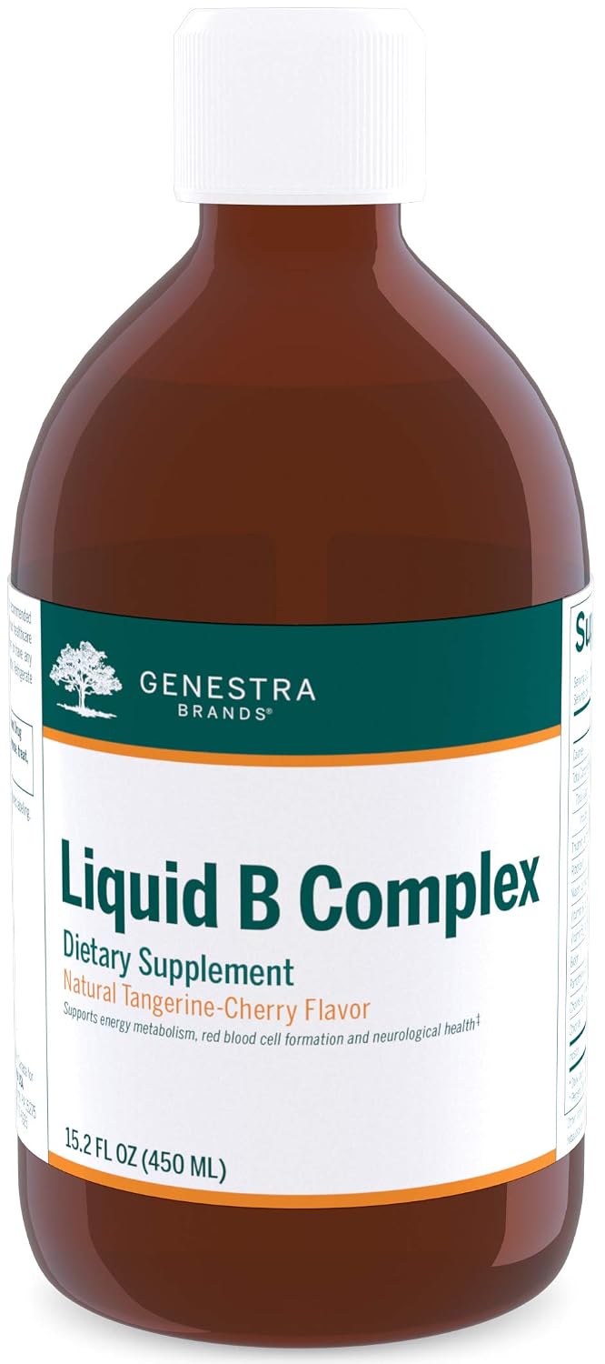 Genestra Brands Liquid B Complex - Broad Spectrum B-Vitamin Complex, 450 ml - görsel 1