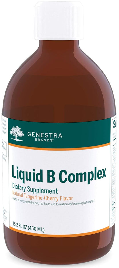Genestra Brands Liquid B Complex - Broad Spectrum B-Vitamin Complex, 450 ml