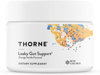 THORNE Leaky Gut Support – Gut Health Supplement – Orange Vanilla Flavour – 30 Servings