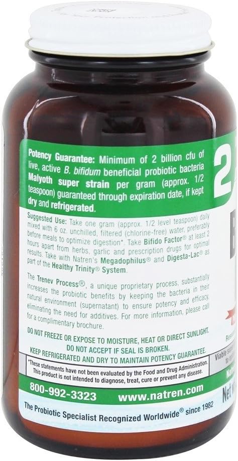 Natren Bifido Factor – Dairy Free Probiotic Supplement, 85 g - görsel 3