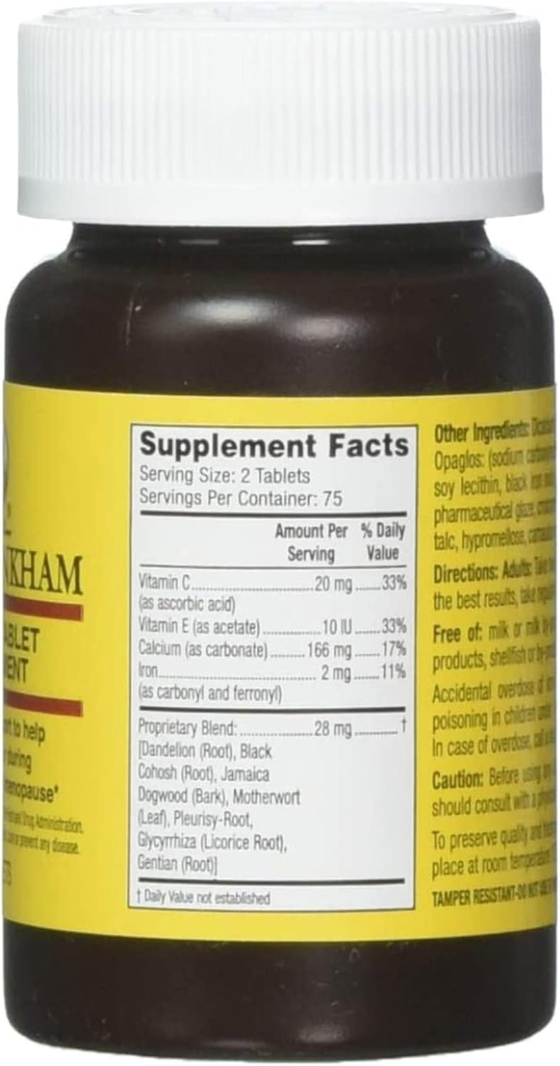 Lydia Pinkham 150 Herbal Tablets Special 3 Pack - görsel 2
