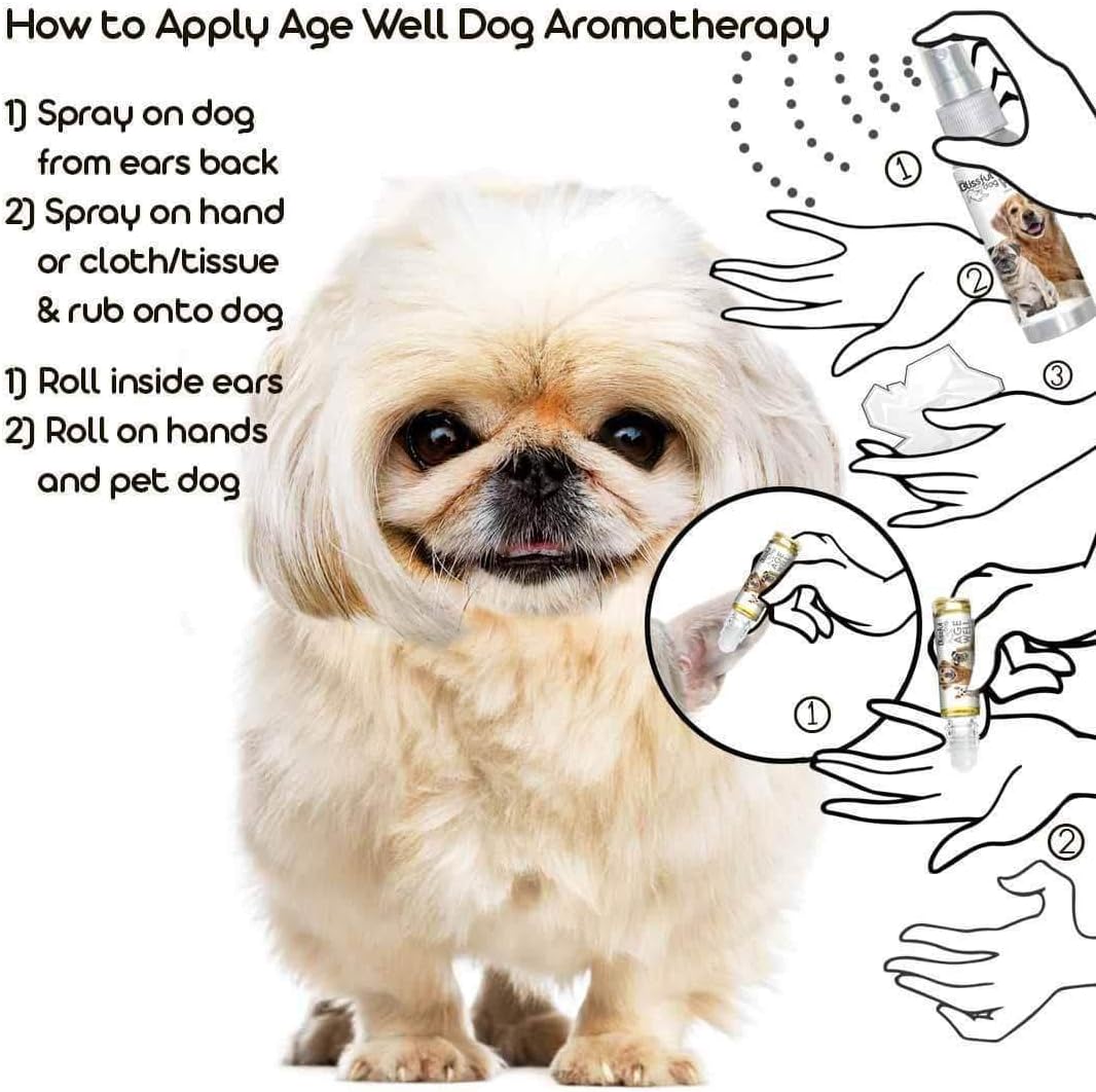 The Blissful Dog Pekingese Age Well Spray Aromatherapy - görsel 4
