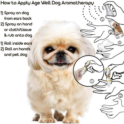 The Blissful Dog Pekingese Age Well Spray Aromatherapy