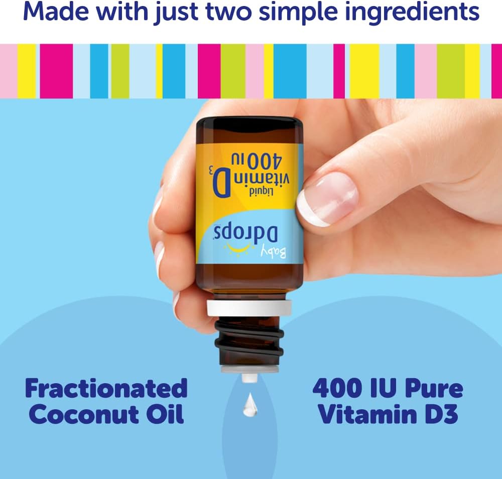 Ddrops Vitamin D Baby Drops - 400 IU, 90 Drops - görsel 4