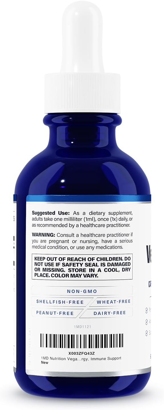 1MD Nutrition Vegan Vitamin B12, 5000mcg Methylcobalamin Liquid Drops - görsel 5