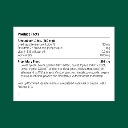 Standard Process Canine Immune Support - Powder Supplement for Dogs with Zinc and Kelp