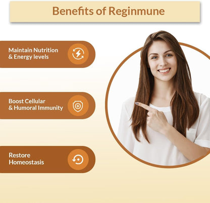 Biogetica Reginmune - Natural Immune Support Supplement with Zinc, Magnesium & Echinacea - 80 Vegan Capsules