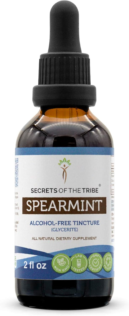 Secrets of the Tribe Spearmint Alcohol-Free Liquid Extract – 118 ml
