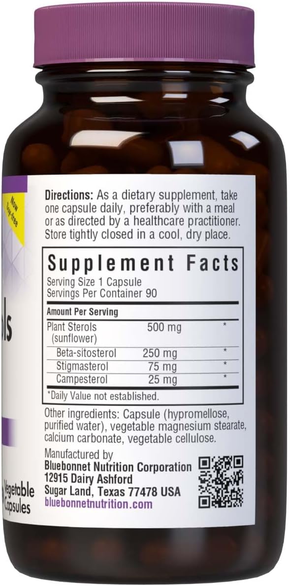 Bluebonnet Nutrition Plant Sterols 500mg – Cholesterol Support Supplement for Men and Women - görsel 2