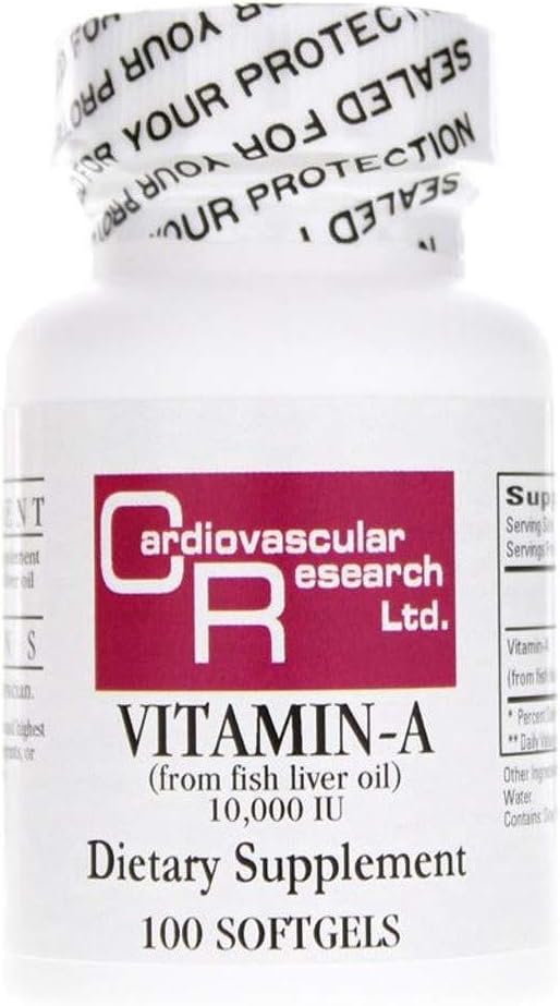 Cardiovascular Research Vitamin A 10000 IU, 100 Softgels - görsel 1