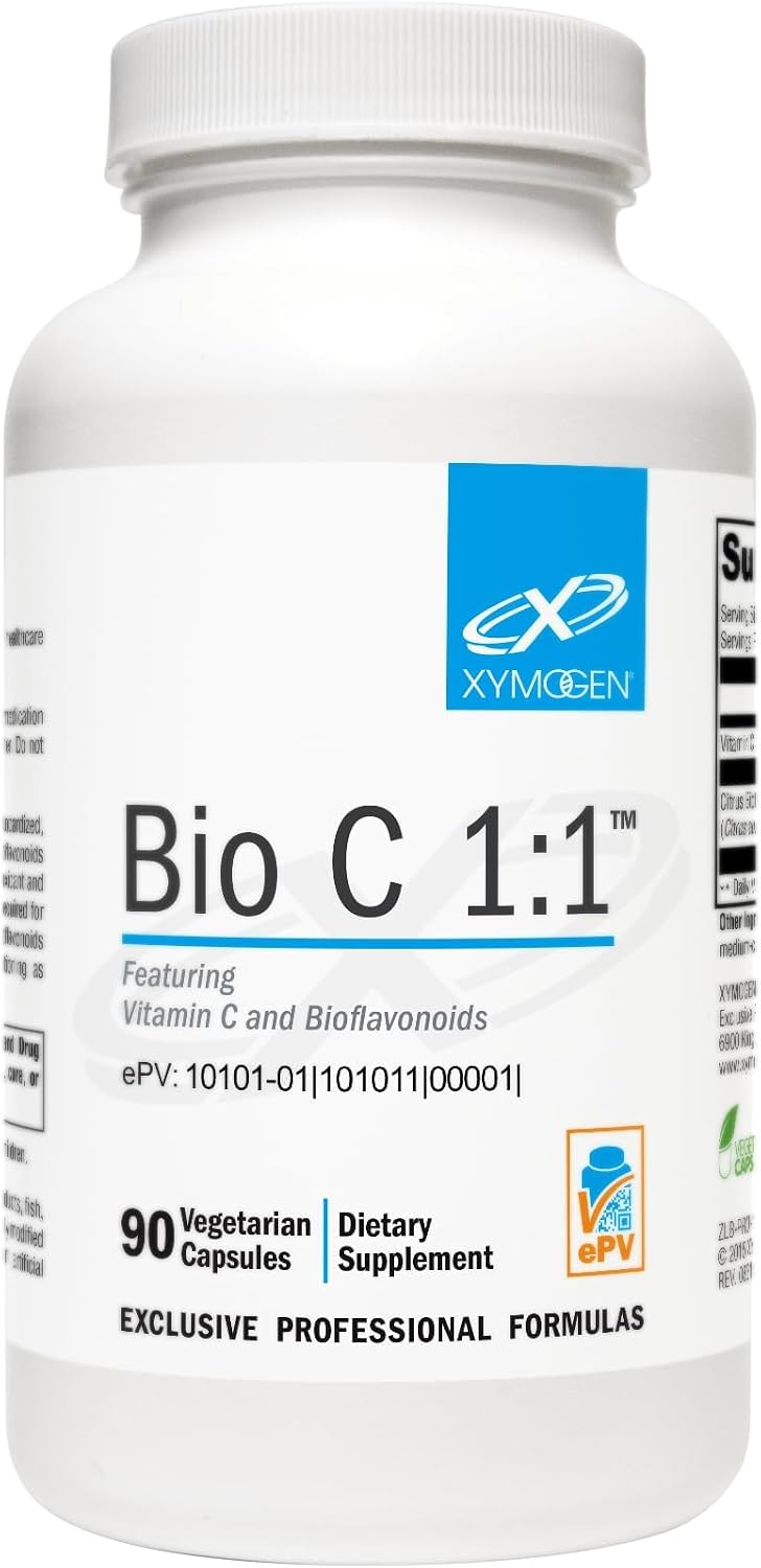 XYMOGEN Bio C 1:1 - Vitamin C with Citrus Bioflavonoids - 500 mg - 90 Capsules - görsel 1