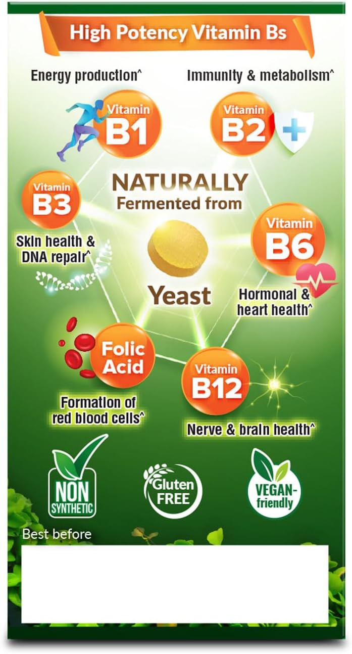 AFC Japan Natural Vitamin B Complex - 120 Vegan Tablets - görsel 9