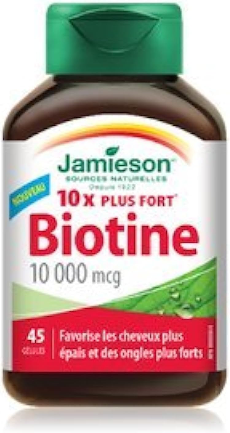 Jamieson Biotin 10,000 mcg, 45 Softgels - görsel 1