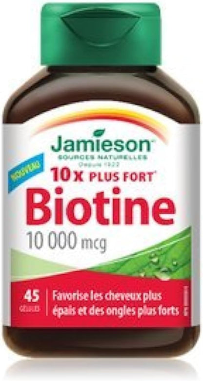 Jamieson Biotin 10,000 mcg, 45 Softgels