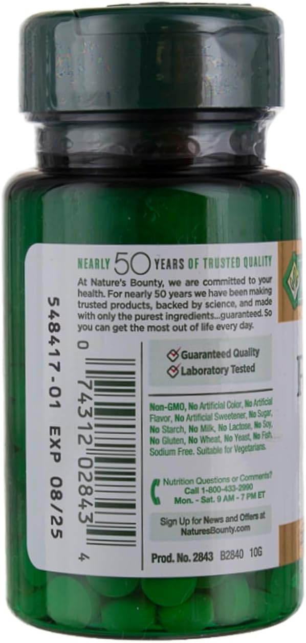 Nature's Bounty Folic Acid 800 mcg Tablets, 250 Count - görsel 3