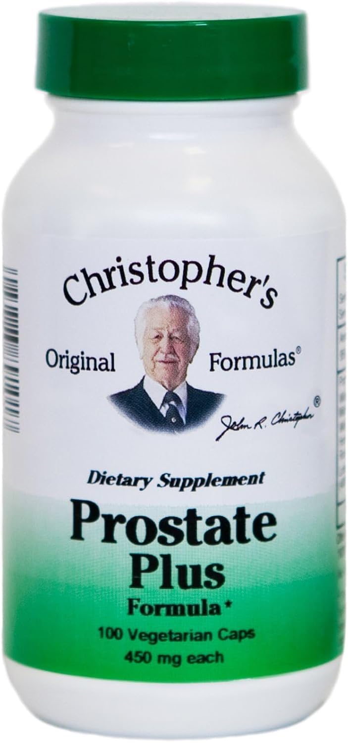 Dr Christopher's Prostate Plus - Saw Palmetto Herbal Supplement - 100 Capsules - görsel 1