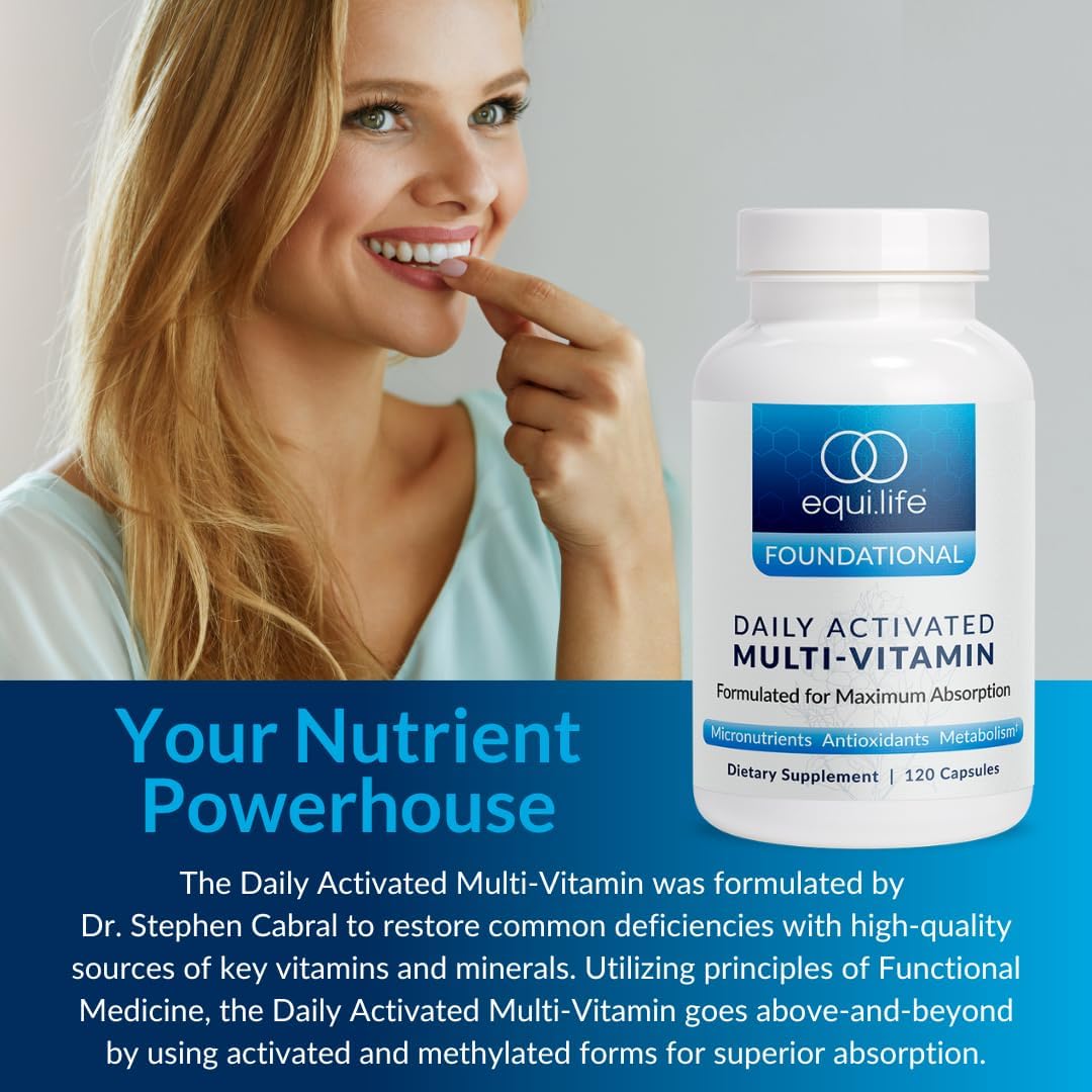 Equilife Daily Activated Multivitamin for – Zinc and Copper: Mineral cofactors for antioxidant enzymes and normal – Image 4