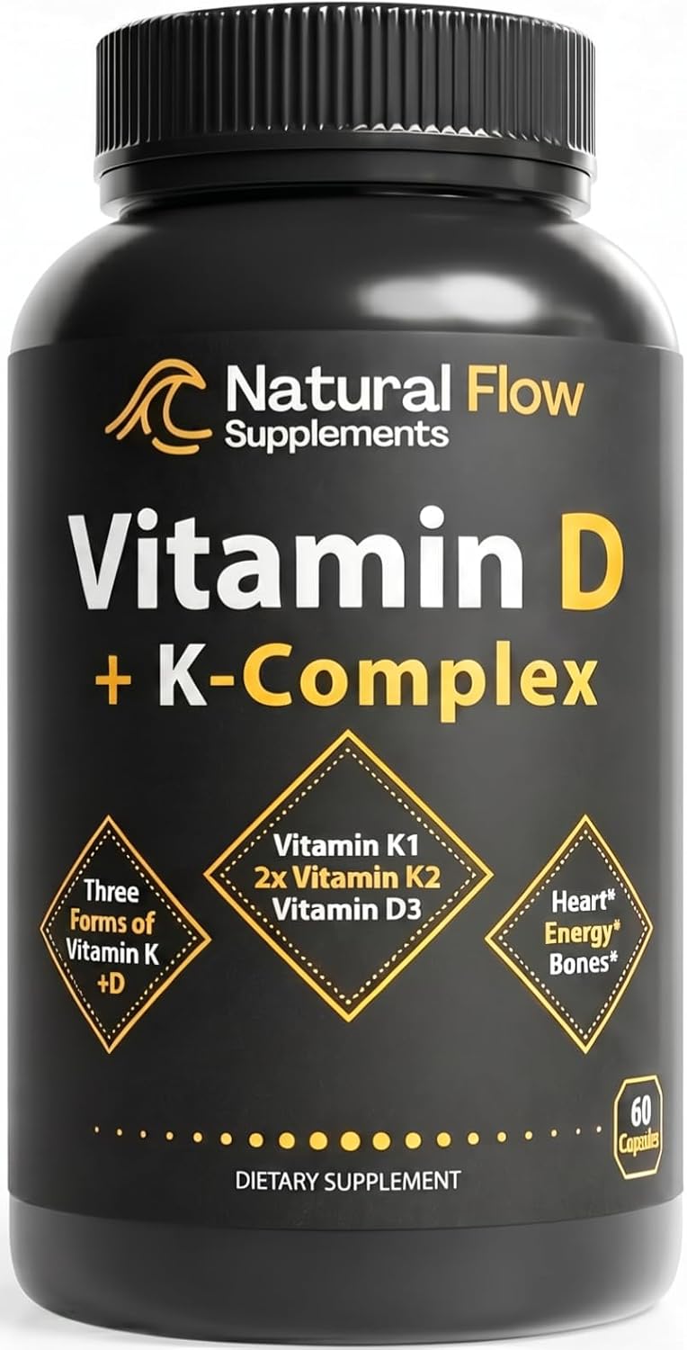 Natural Flow Vitamin D3 with K2 Complex - görsel 1