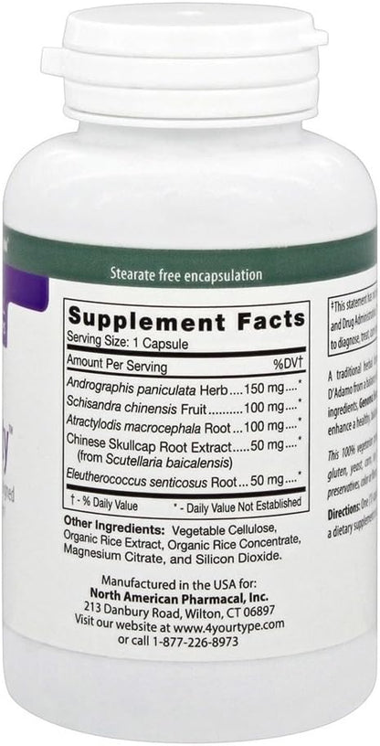 D'Adamo Personalised Nutrition Genoma Security, 60 Capsules
