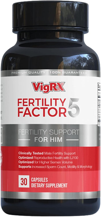 VigRX Fertility Factor 5 for Men – Male Reproductive Health Supplement