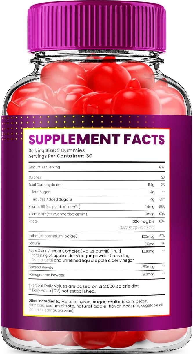 Proton Keto ACV Gummies Advanced - 3 Pack (180 Gummies) - görsel 6