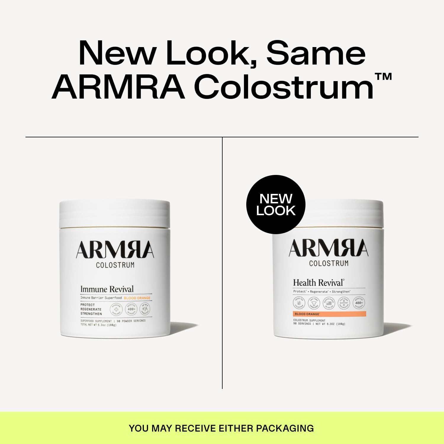 ARMRA Colostrum Powder | Blood Orange | Gut Health & Bloating | Skin & Hair | Immunity | Keto, Gluten-free and Fat-Free | 90 Servings - görsel 2