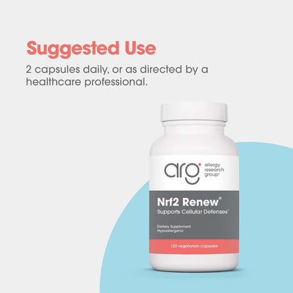 ARG Nrf2 Renew – Sulforaphane Supplement with NRF2 Activator, 120 Capsules