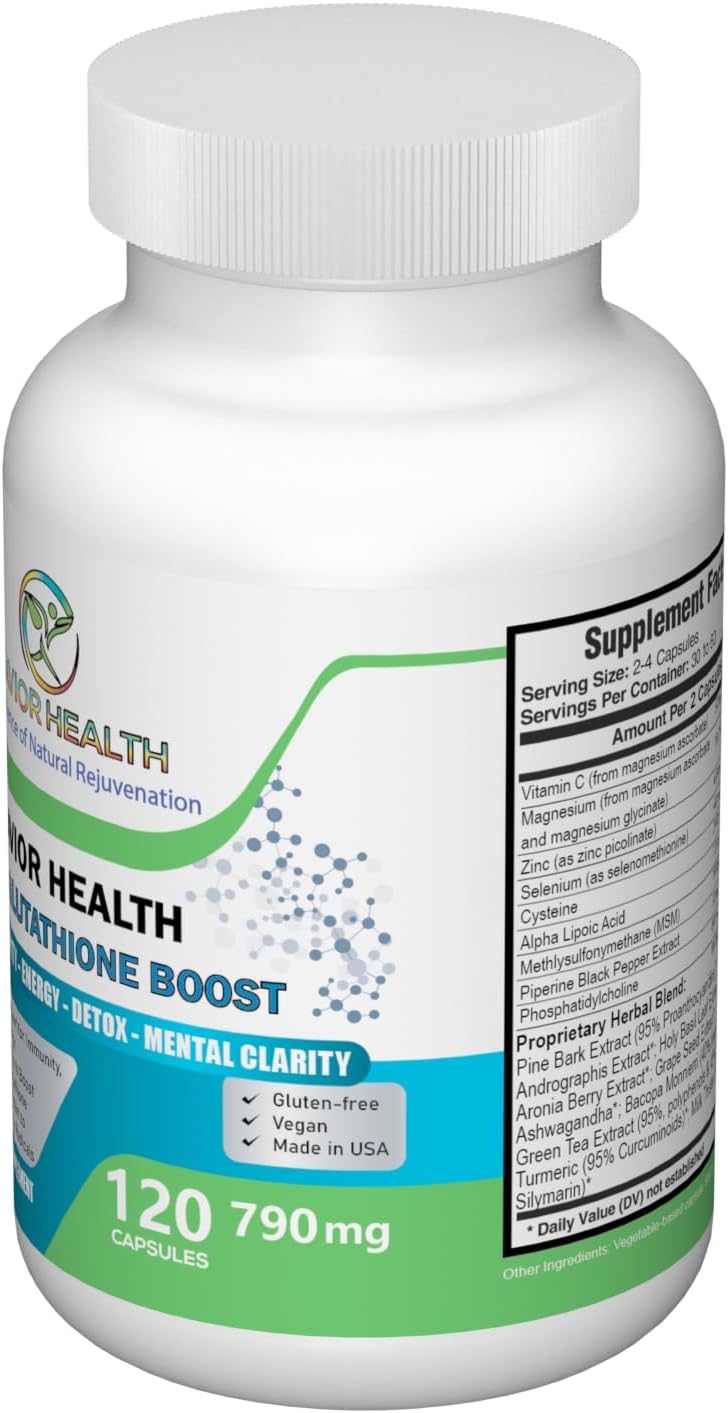 Saviour Health Ultra Glutathione Boost, 120 Veggie Capsules - görsel 5