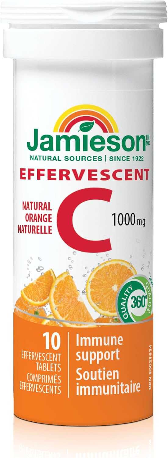 Jamieson C Effervescent 1000mg - 10 Tablets - görsel 1
