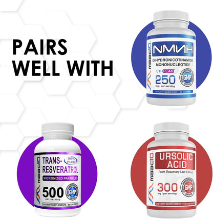 MAAC10 TMG 1000mg NSF Certified Food – Supports liver function: TMG supports the liver's natural detoxification – Image 8