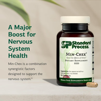 Standard Process Min-Chex – Nervous System Support Supplement, 90 Capsules