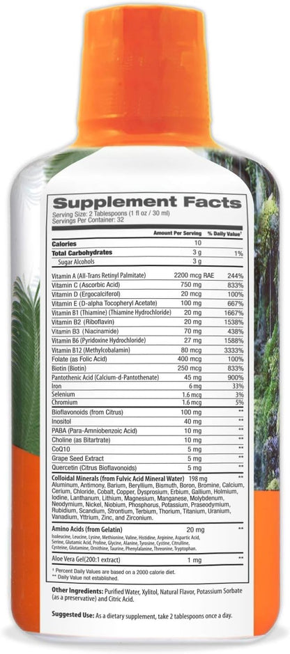 Tropical Oasis Mega Plus Liquid Multivitamin & Mineral Supplement – 946 ml (32 fl oz)
