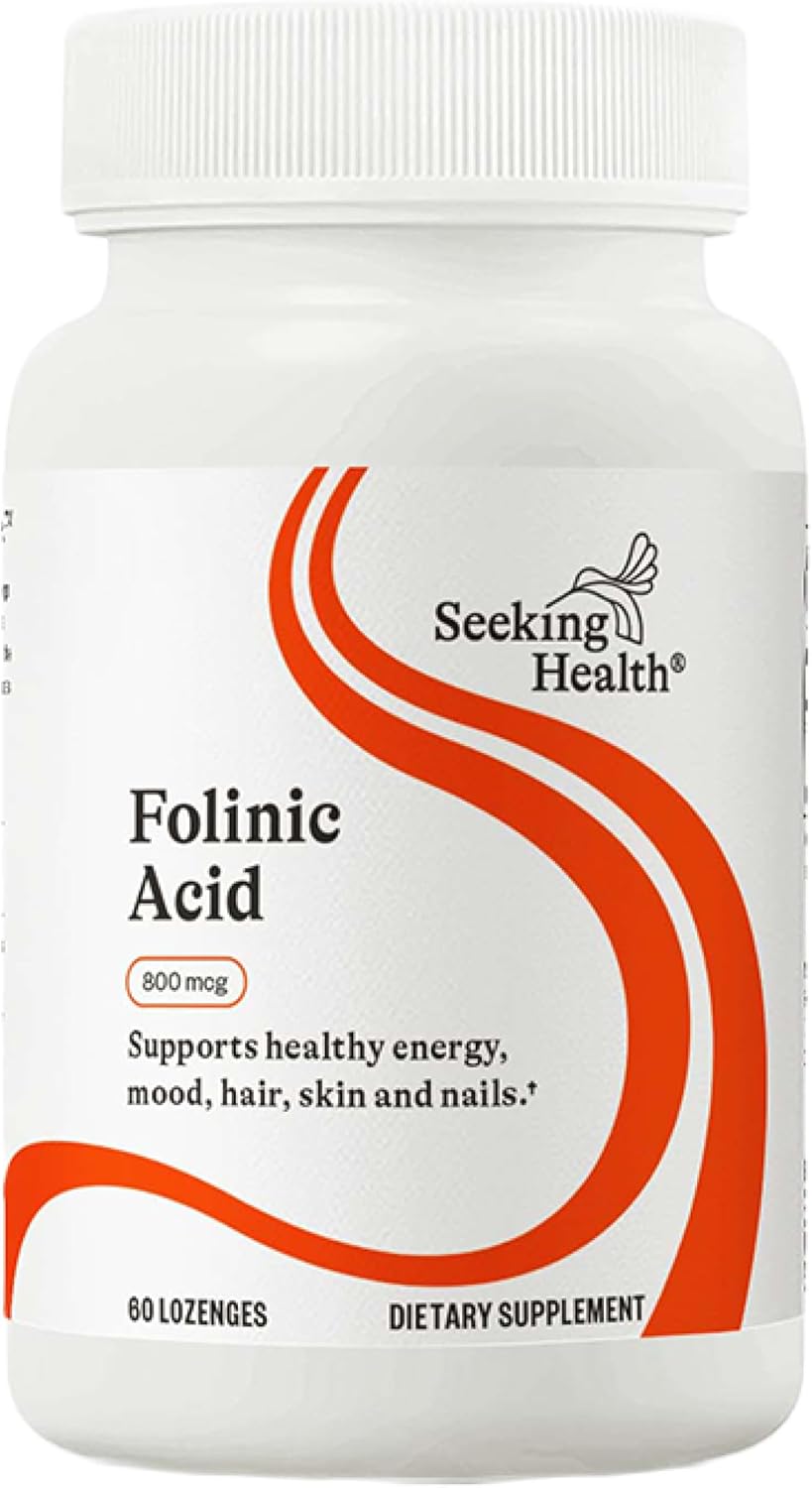 Seeking Health Folinic Acid - Methyl Free - – Methyl-Free Formula: Specially designed for those sensitive to – Image 1