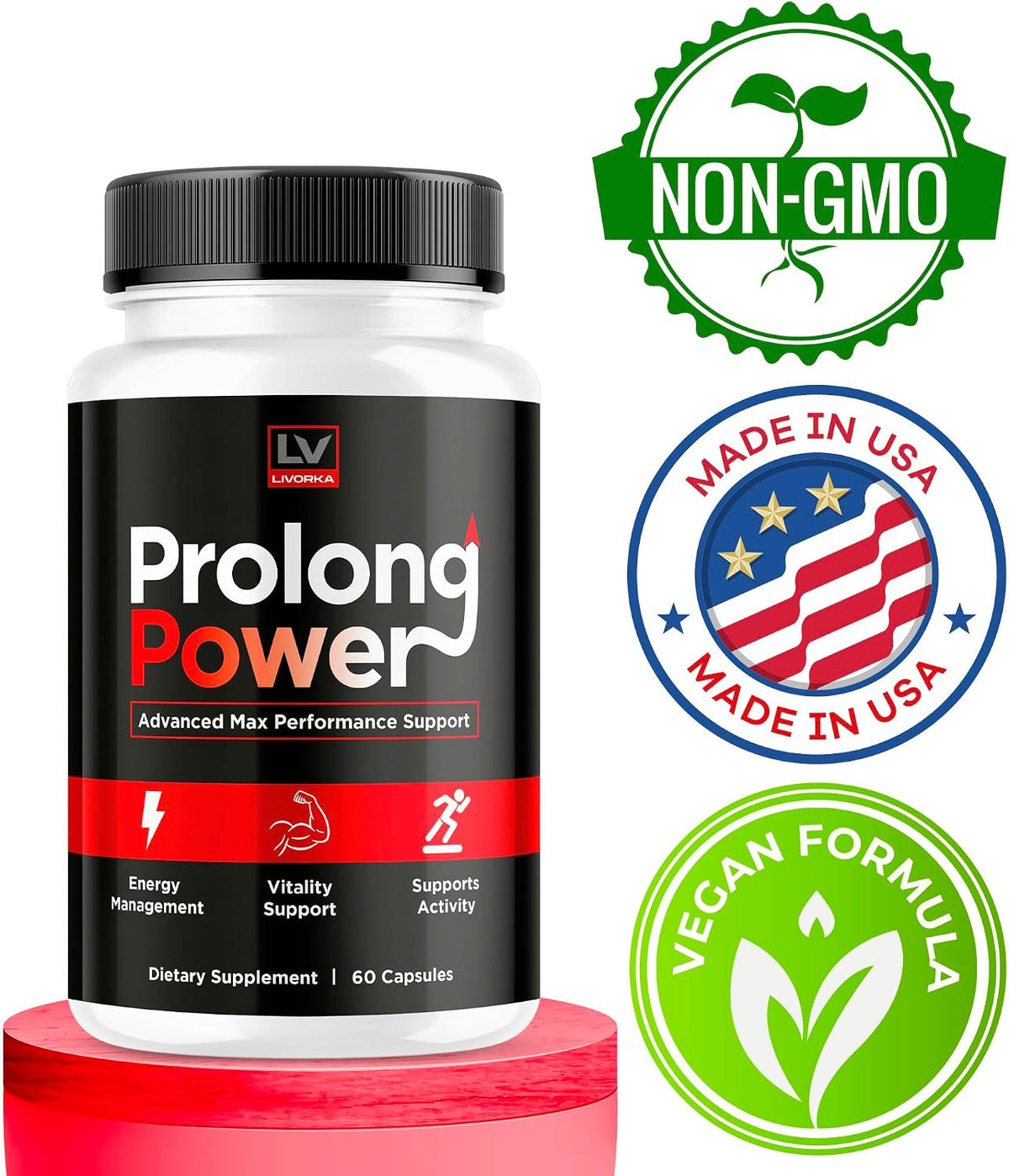 Prolong Power Pills for Men - 60 Capsules - görsel 5
