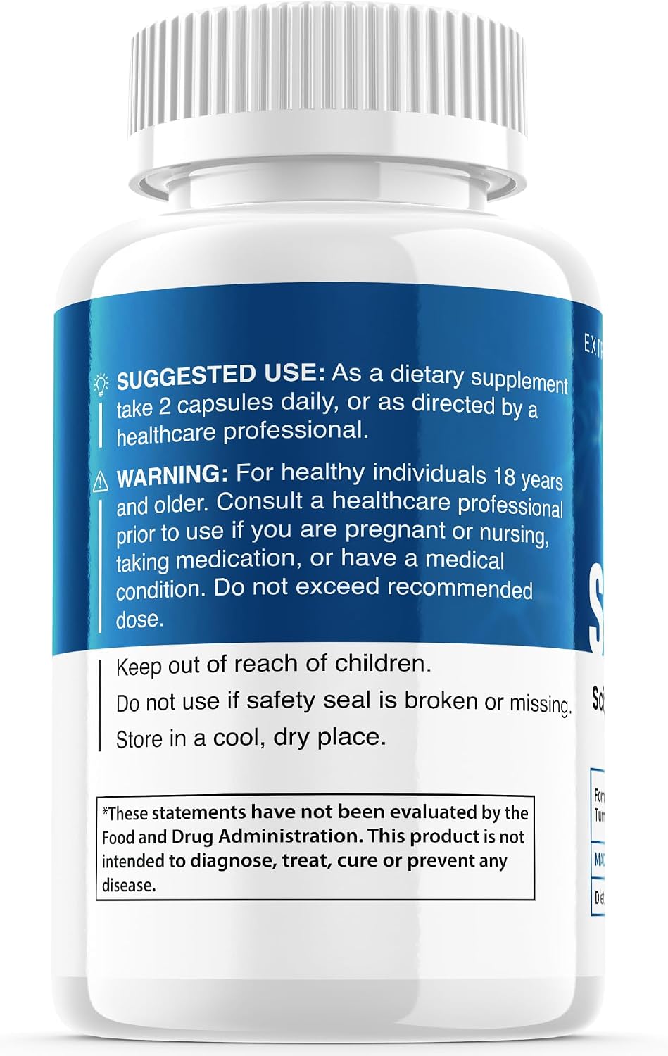 Sciatisoothe Nerve Health Supplement - 3 Pack (180 Capsules) - görsel 6