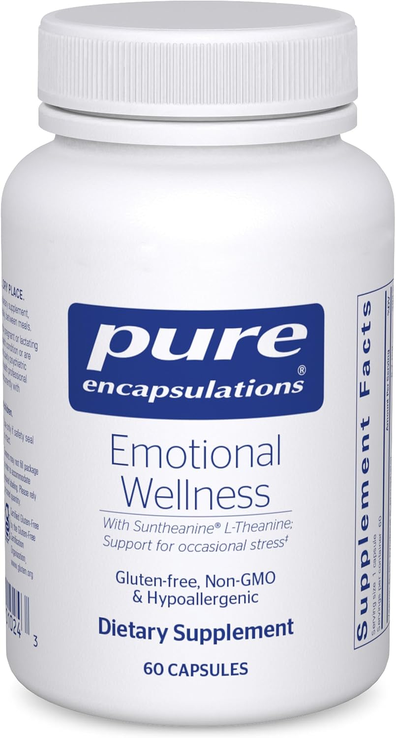 Pure Encapsulations Emotional Wellness - Support for Occasional Stress, 60 Capsules - görsel 1