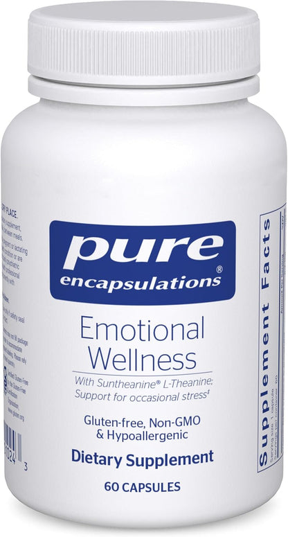 Pure Encapsulations Emotional Wellness - Support for Occasional Stress, 60 Capsules