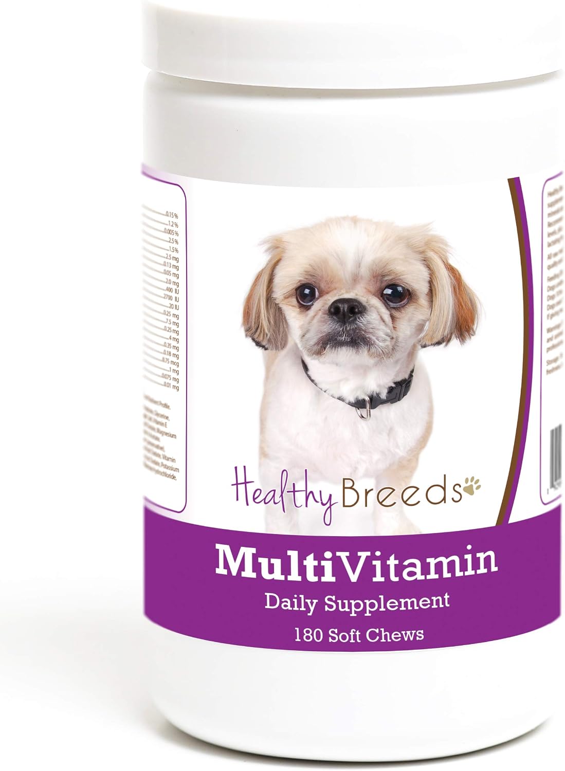 Healthy Breeds Peekapoo Multivitamin Soft Chews for Dogs, 180 Count - görsel 1
