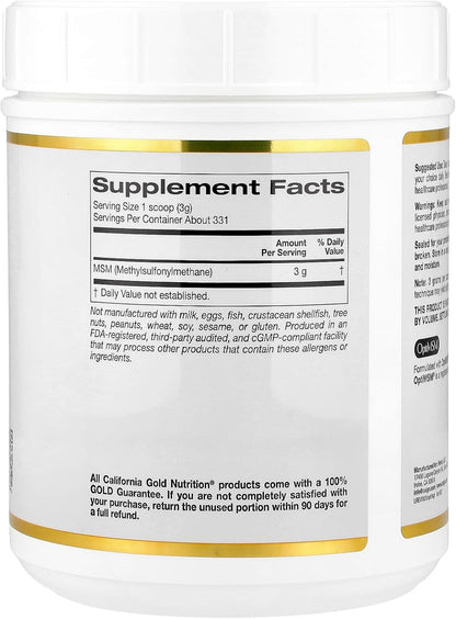 Lake Avenue Nutrition OptiMSM Flakes, 1 kg