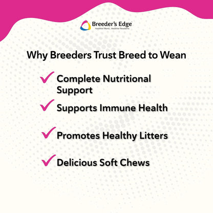 Breeder's Edge Breed to Wean, Prenatal and Postnatal Multivitamin for Dogs and Cats, 400 Count